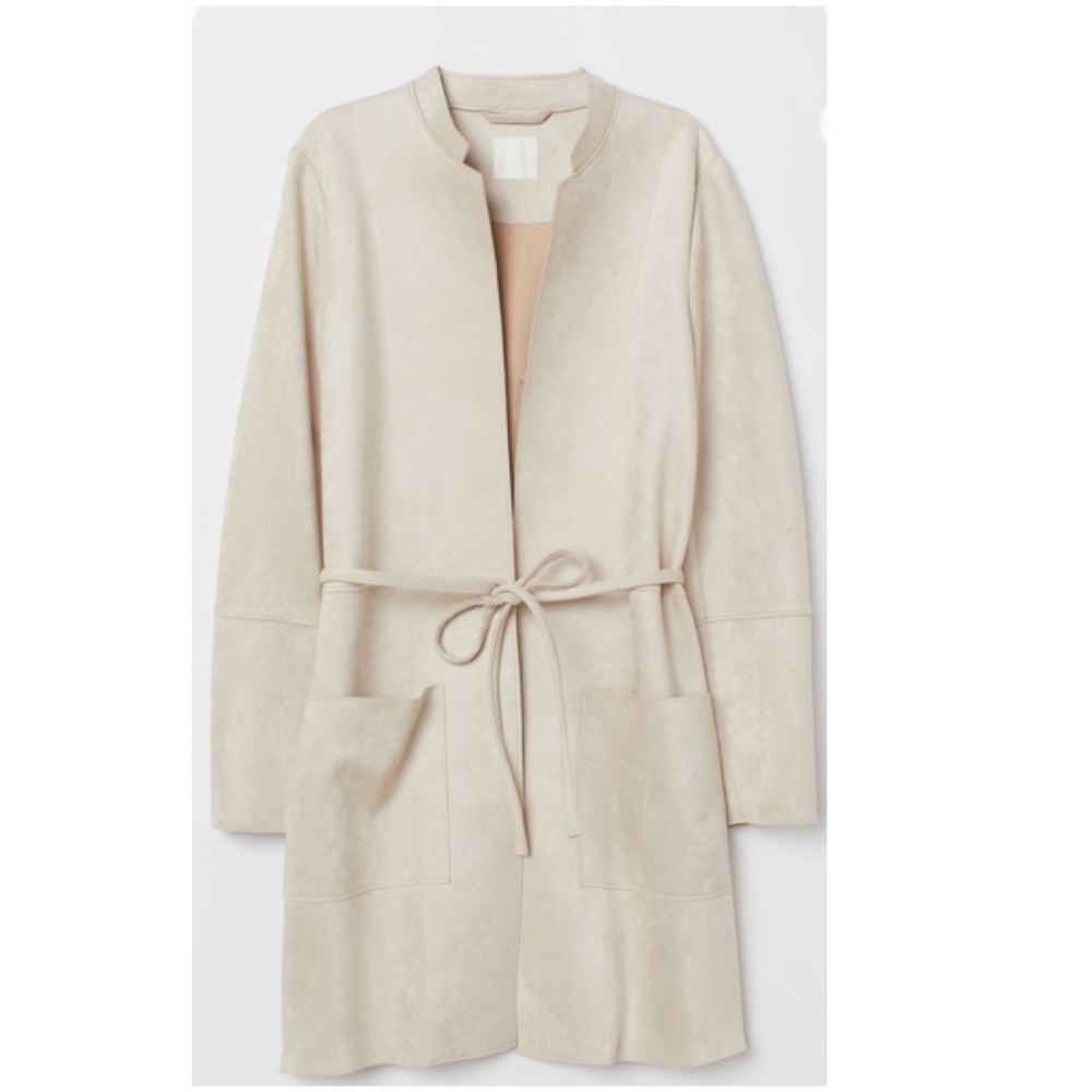 H&M Faux Suede Coat
